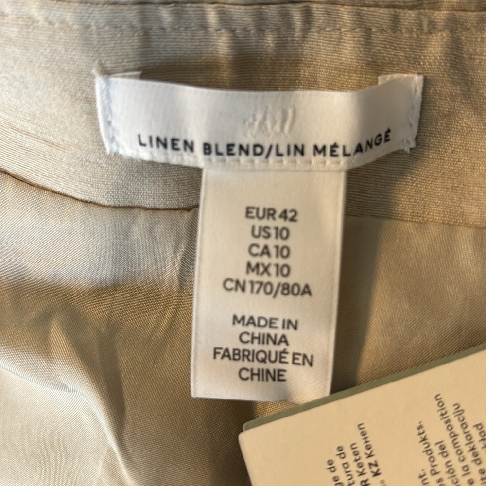 H&M Short Linen-blend Skirt - Picture 9 of 13
